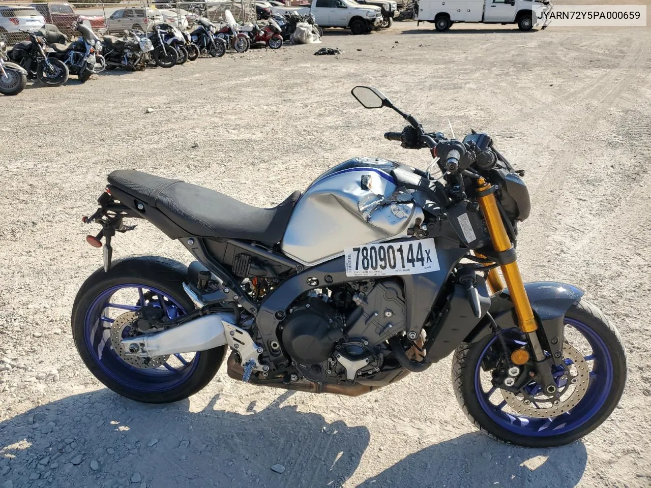 2023 Yamaha Mt09 Dc VIN: JYARN72Y5PA000659 Lot: 78090144