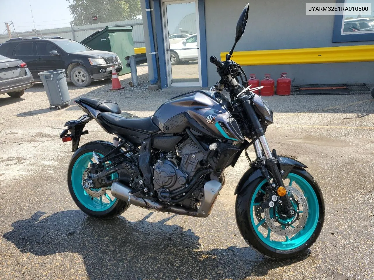 2024 Yamaha Mt07 VIN: JYARM32E1RA010500 Lot: 68557884