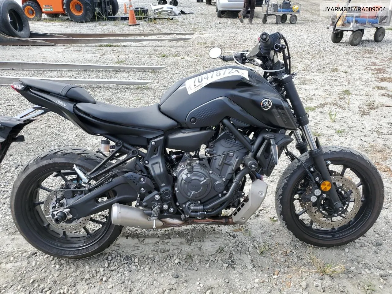 2024 Yamaha Mt07 VIN: JYARM32E6RA009004 Lot: 70478724