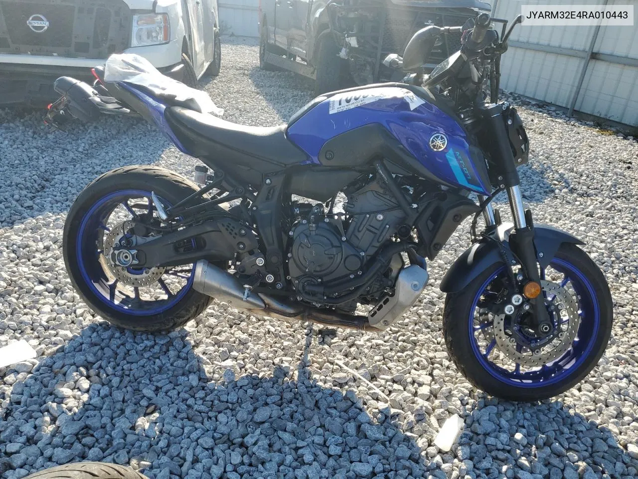 2024 Yamaha Mt07 VIN: JYARM32E4RA010443 Lot: 70686624