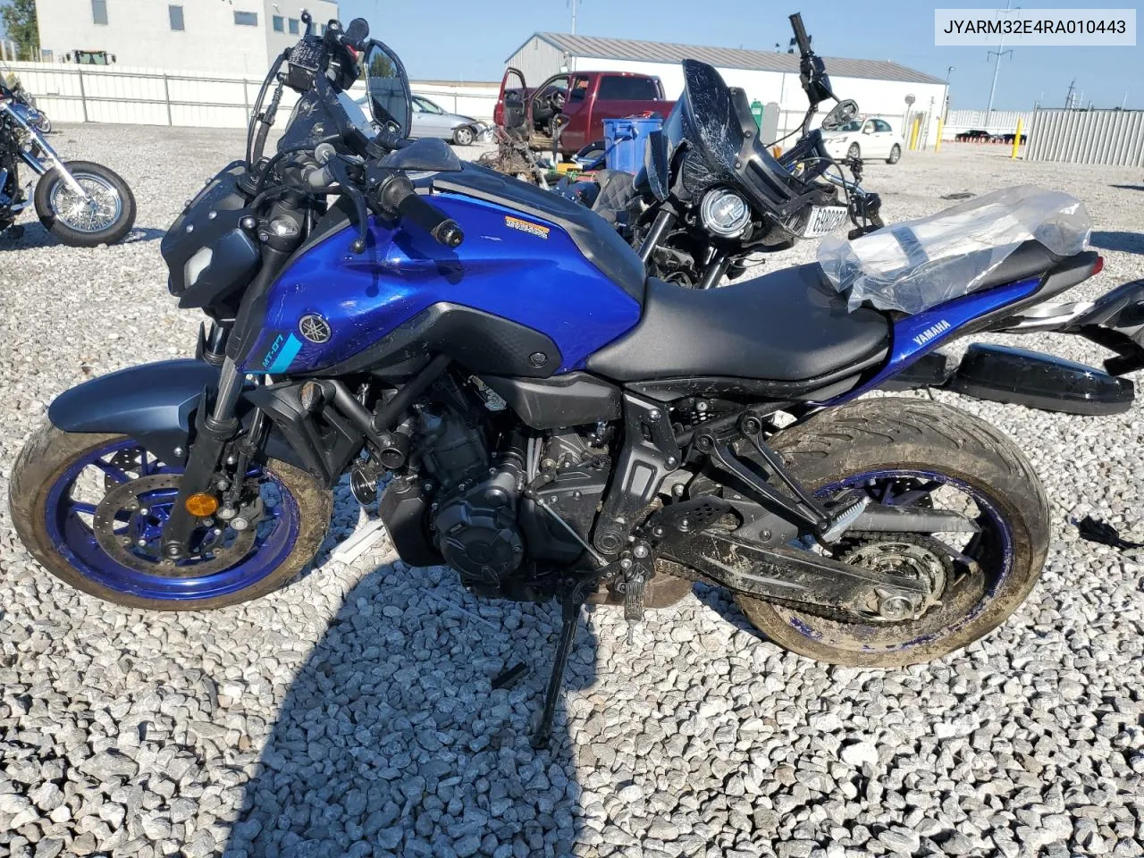 2024 Yamaha Mt07 VIN: JYARM32E4RA010443 Lot: 70686624