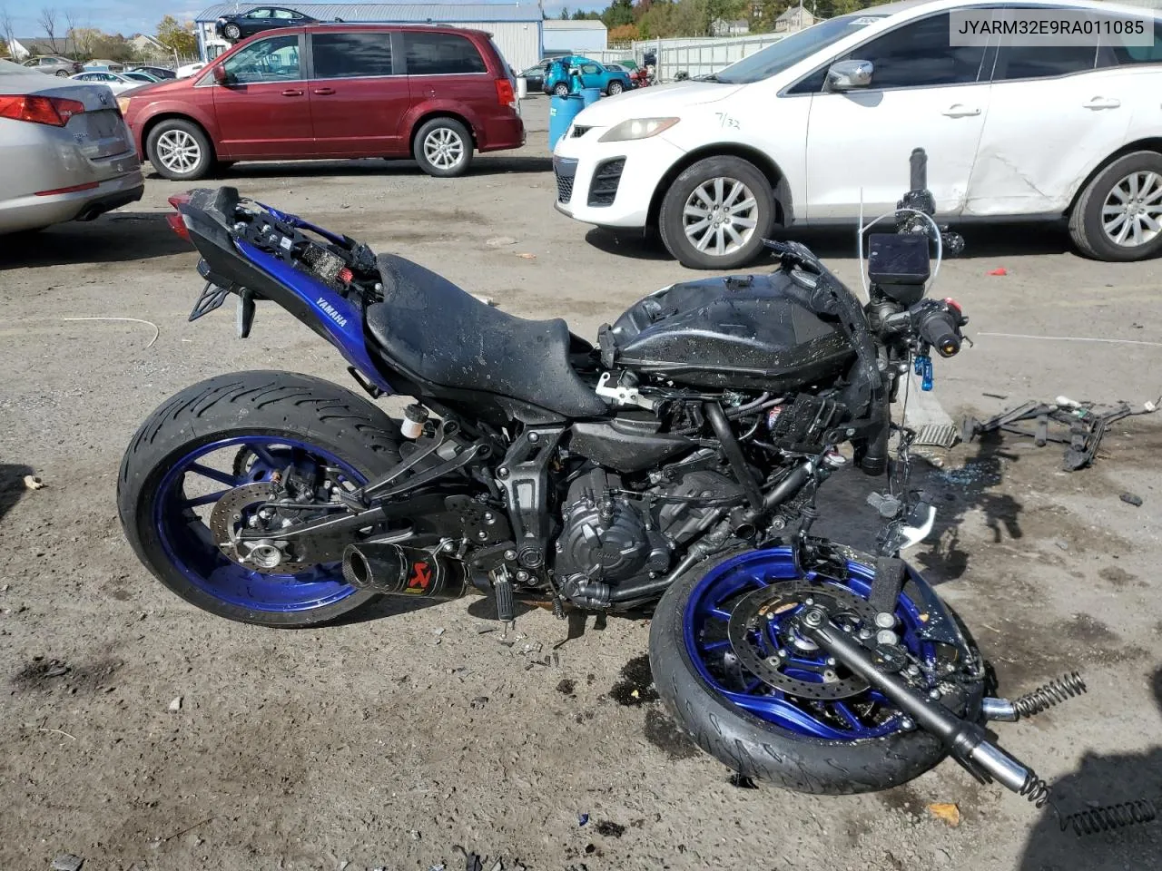 2024 Yamaha Mt07 VIN: JYARM32E9RA011085 Lot: 76546374