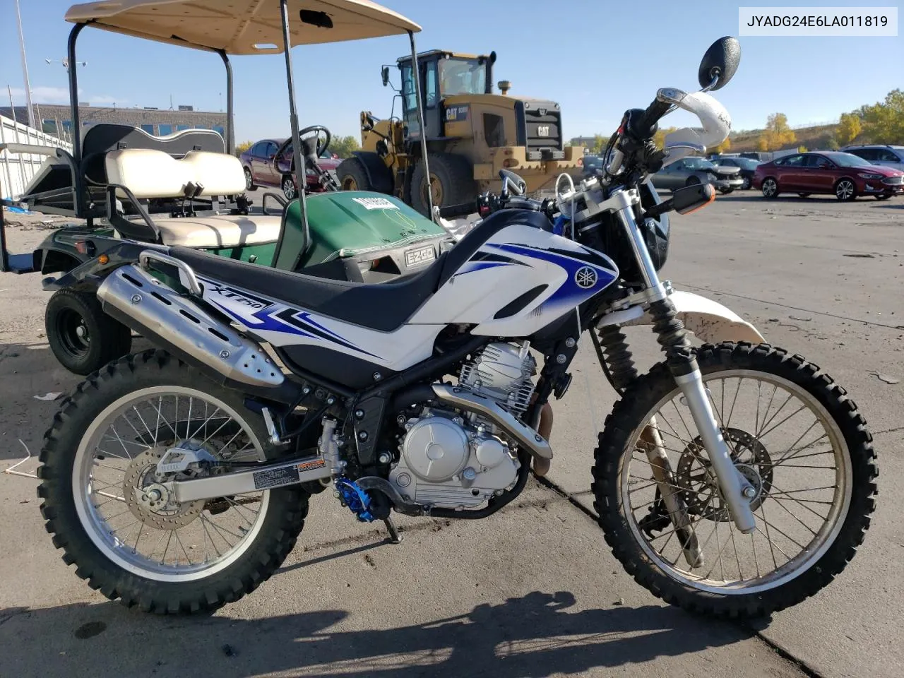 2020 Yamaha Xt250 VIN: JYADG24E6LA011819 Lot: 74574294