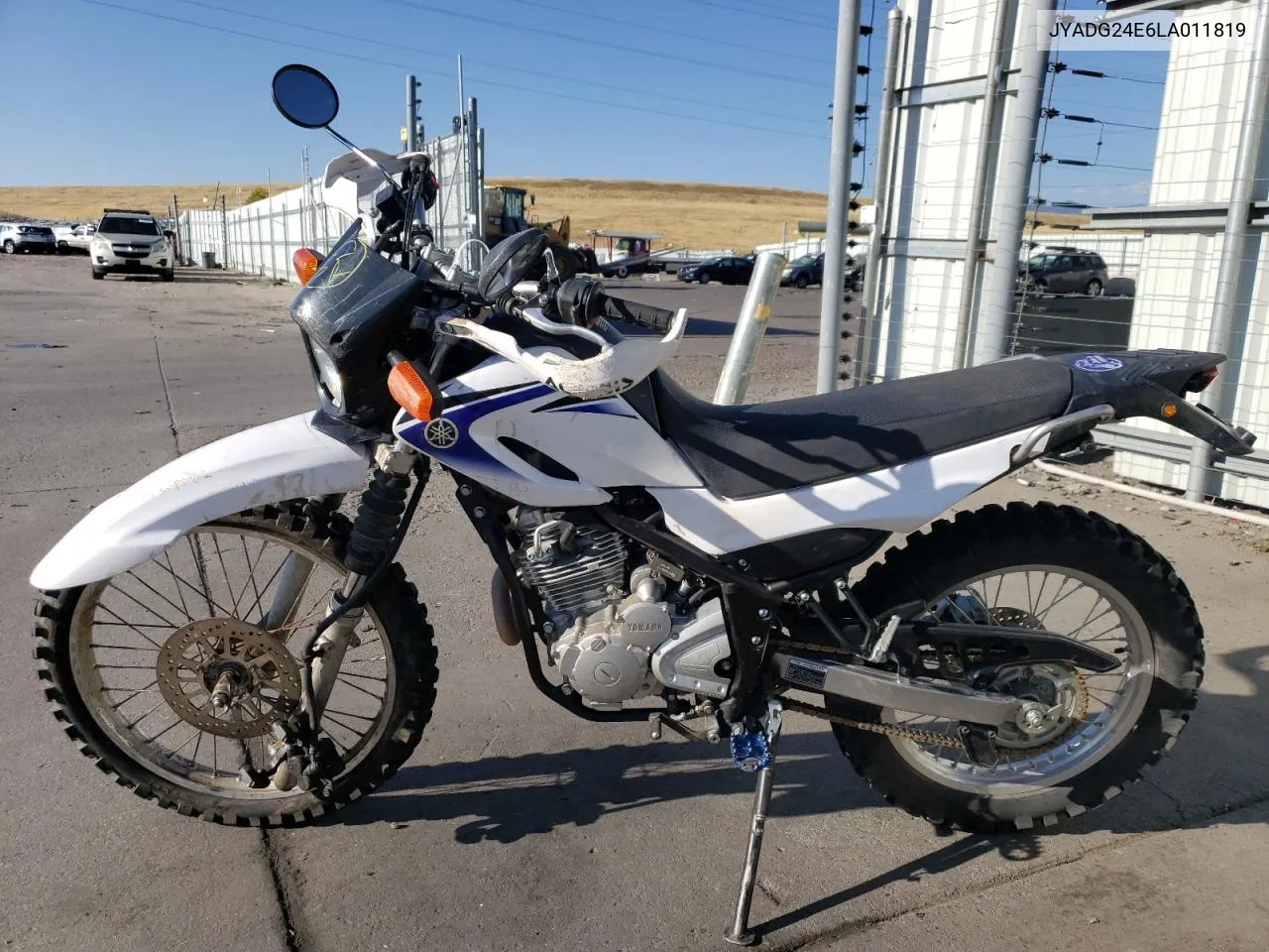 2020 Yamaha Xt250 VIN: JYADG24E6LA011819 Lot: 74574294