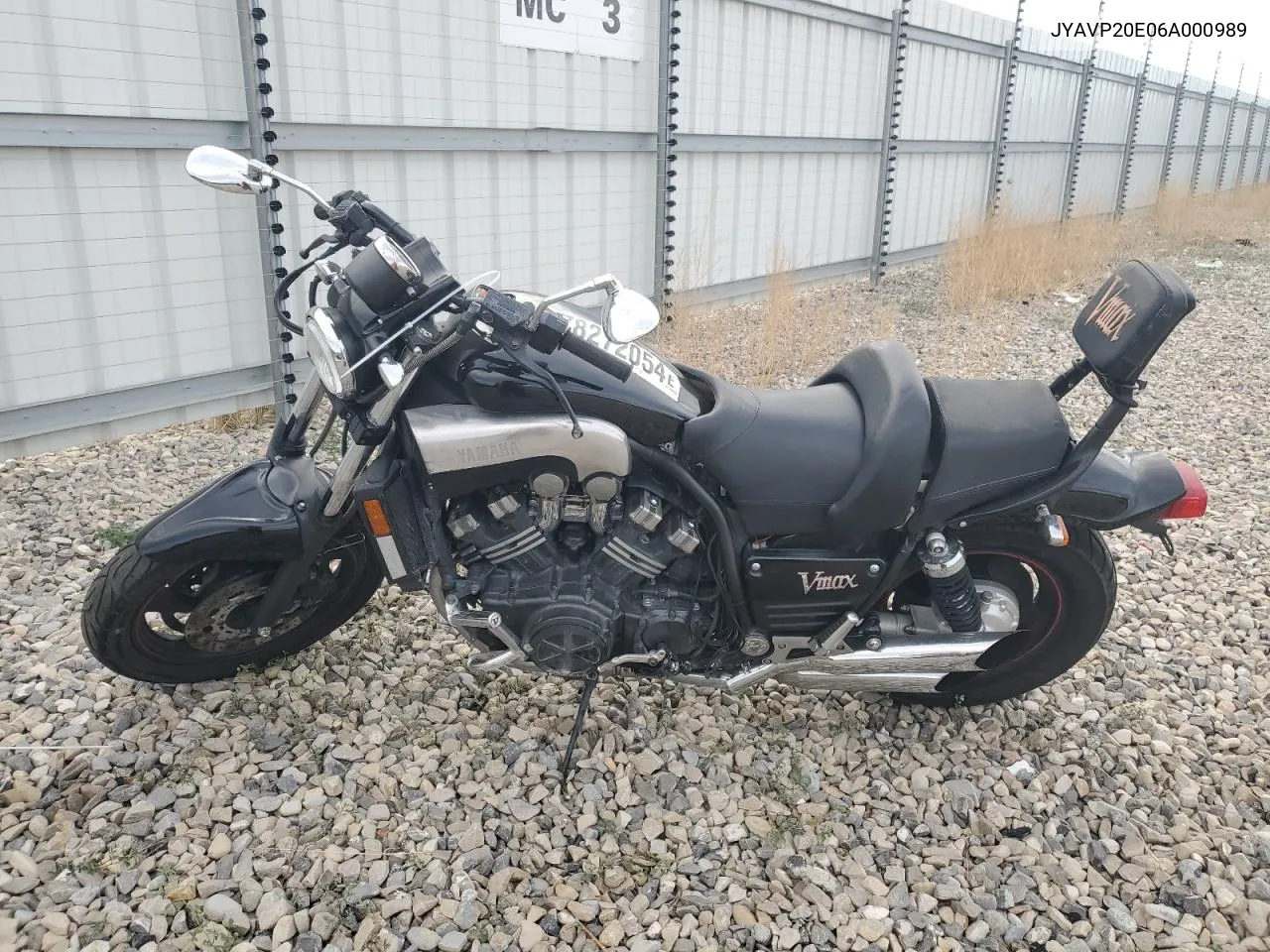 2006 Yamaha Vmx12 VIN: JYAVP20E06A000989 Lot: 78272054