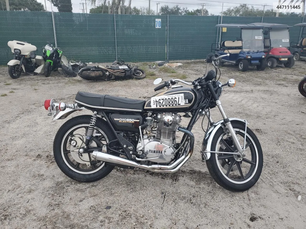 1975 Yamaha Xs650 VIN: 447111445 Lot: 79880294