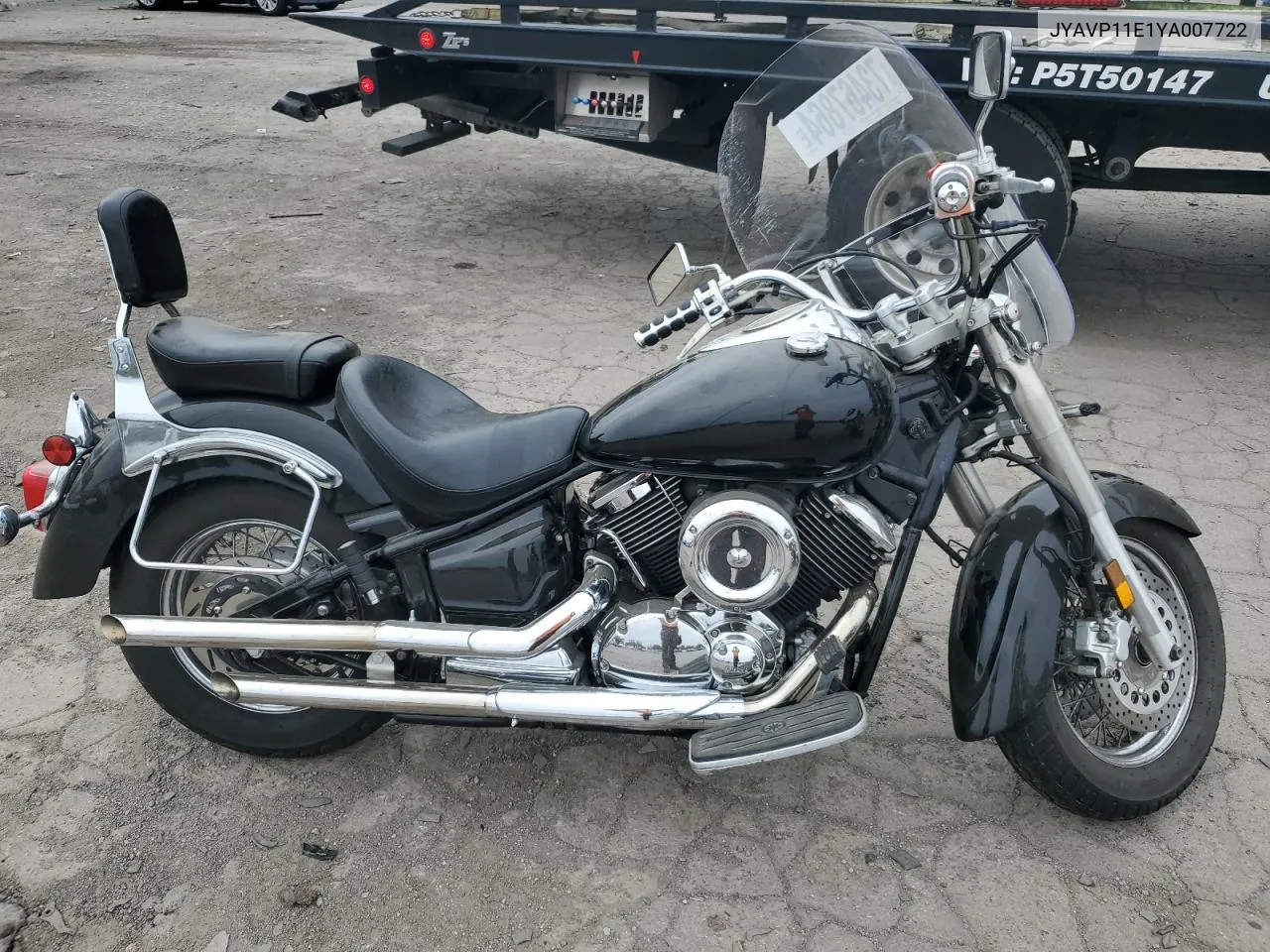 2000 Yamaha Xvs1100 VIN: JYAVP11E1YA007722 Lot: 73467864