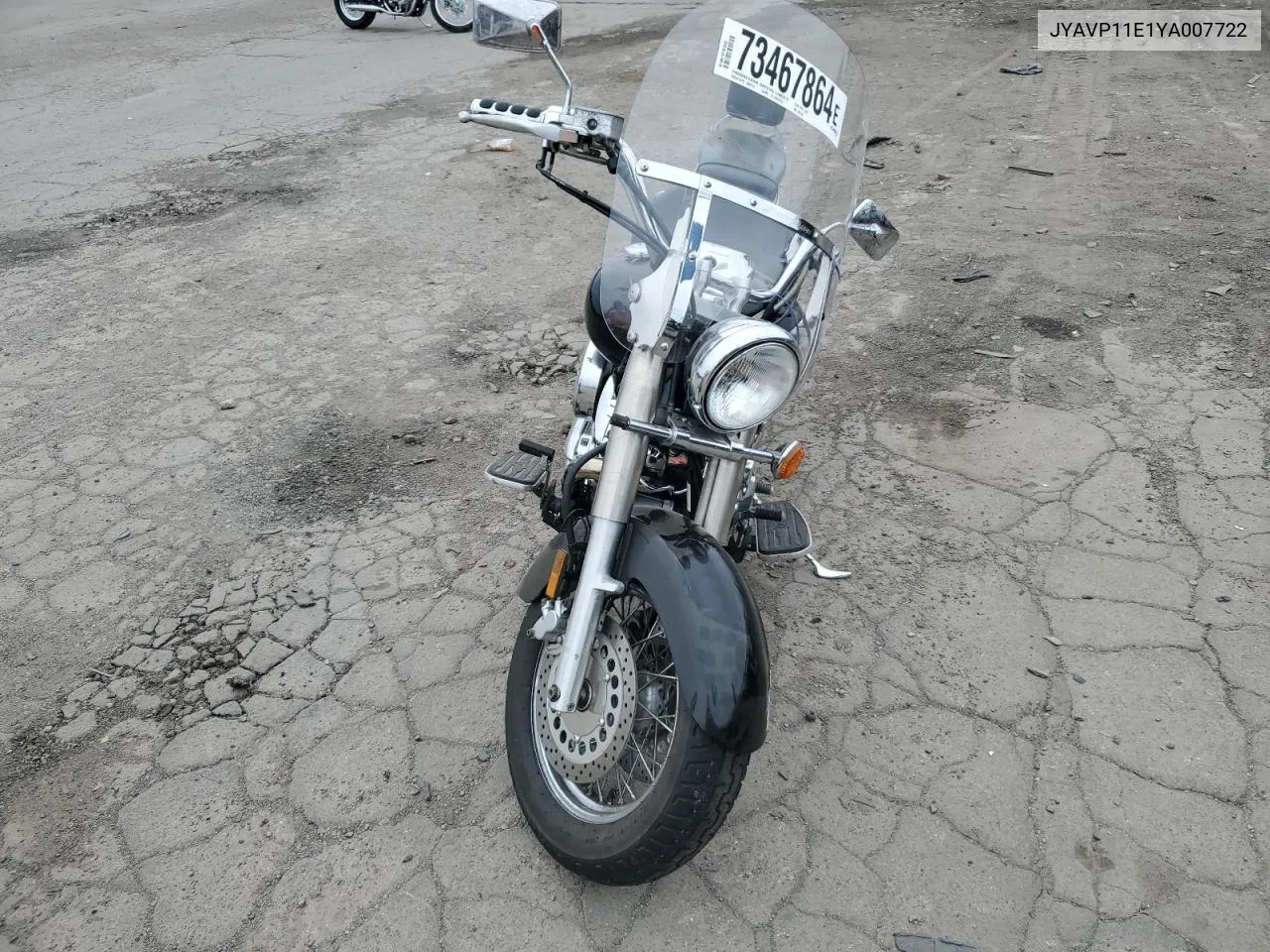 2000 Yamaha Xvs1100 VIN: JYAVP11E1YA007722 Lot: 73467864