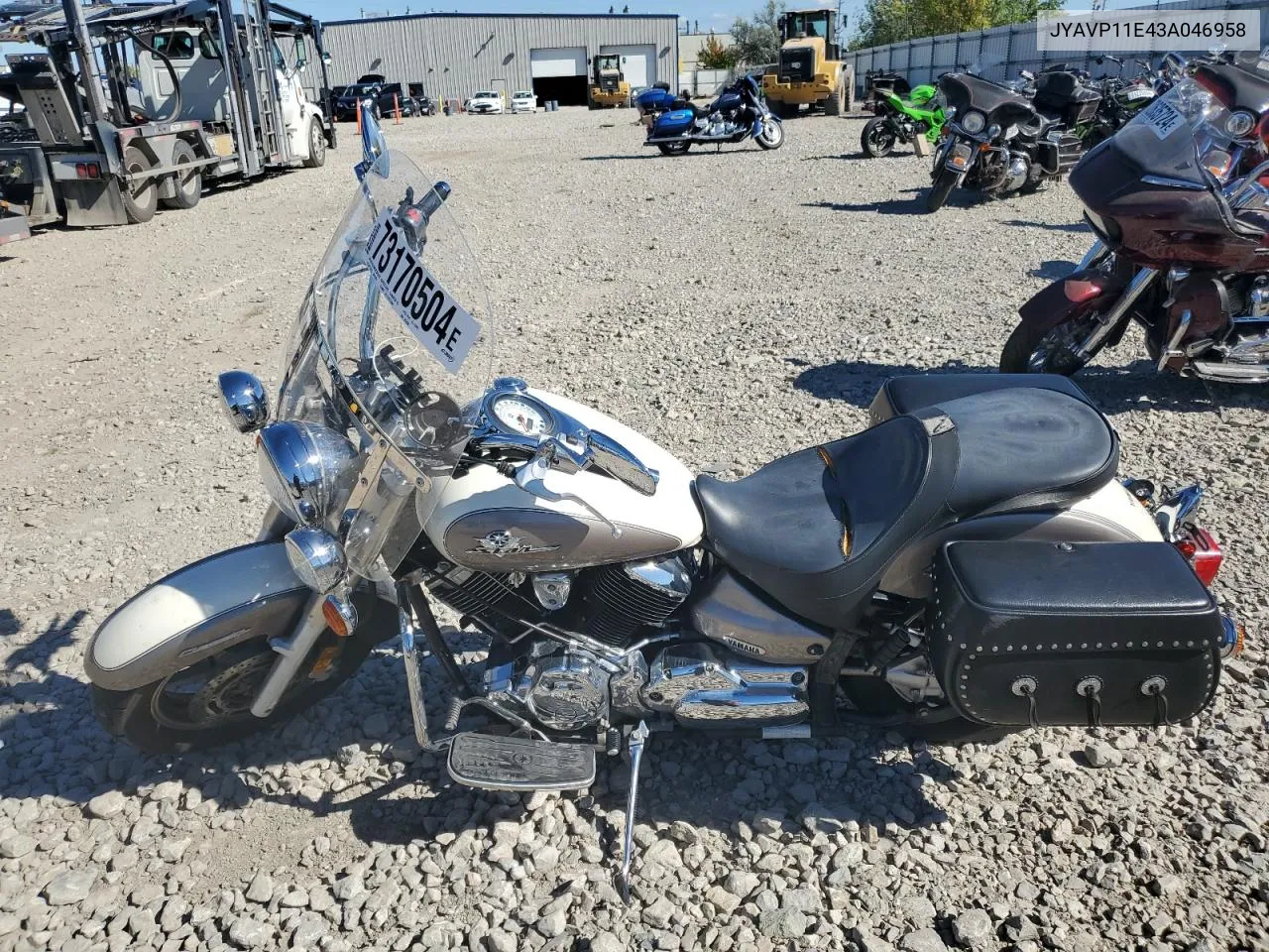 2003 Yamaha Xvs1100 A VIN: JYAVP11E43A046958 Lot: 73170504