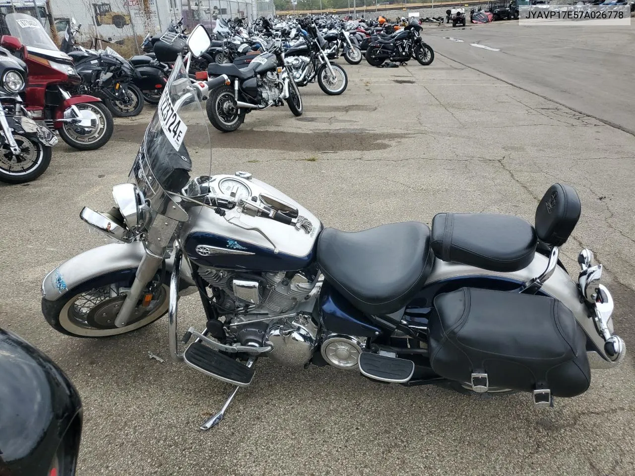 2007 Yamaha Xv1700 A VIN: JYAVP17E57A026778 Lot: 71223724