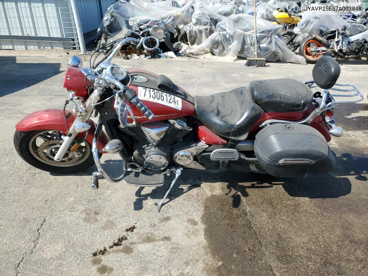 2007 Yamaha Xvs1300 Ct VIN: JYAVP25E57A003848 Lot: 71306124