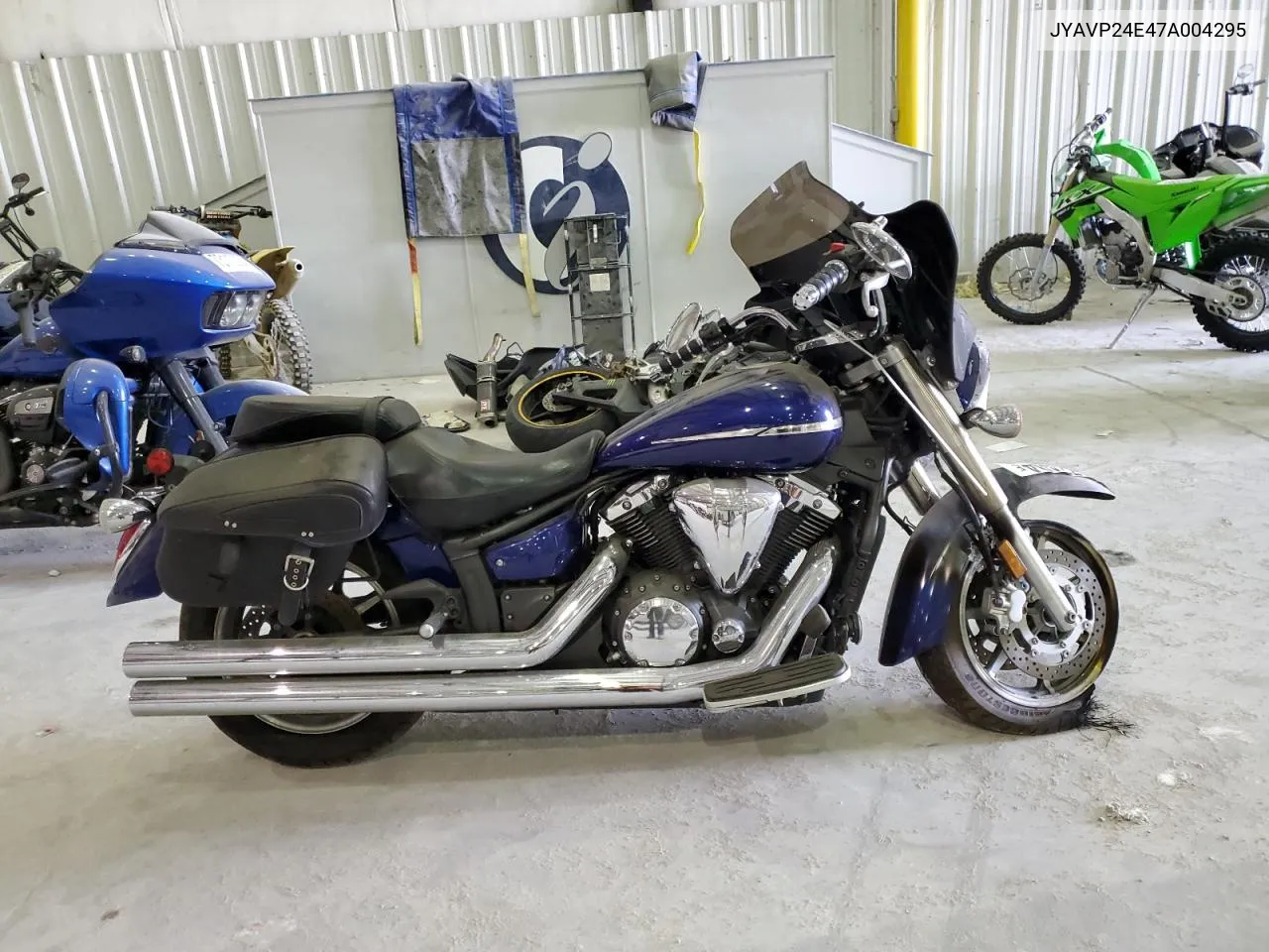 2007 Yamaha Xvs1300 A VIN: JYAVP24E47A004295 Lot: 78077404