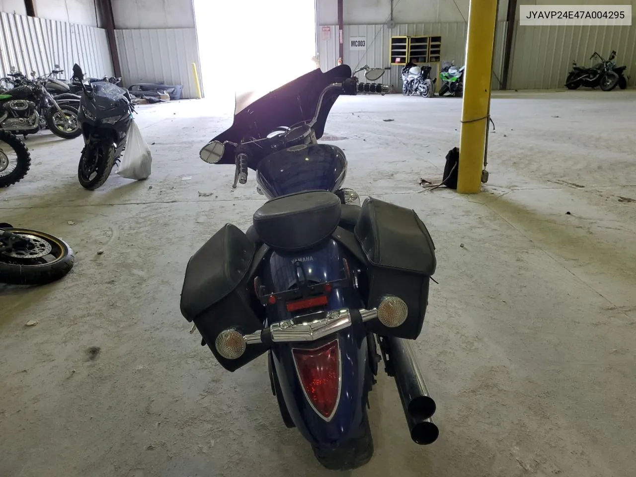 2007 Yamaha Xvs1300 A VIN: JYAVP24E47A004295 Lot: 78077404