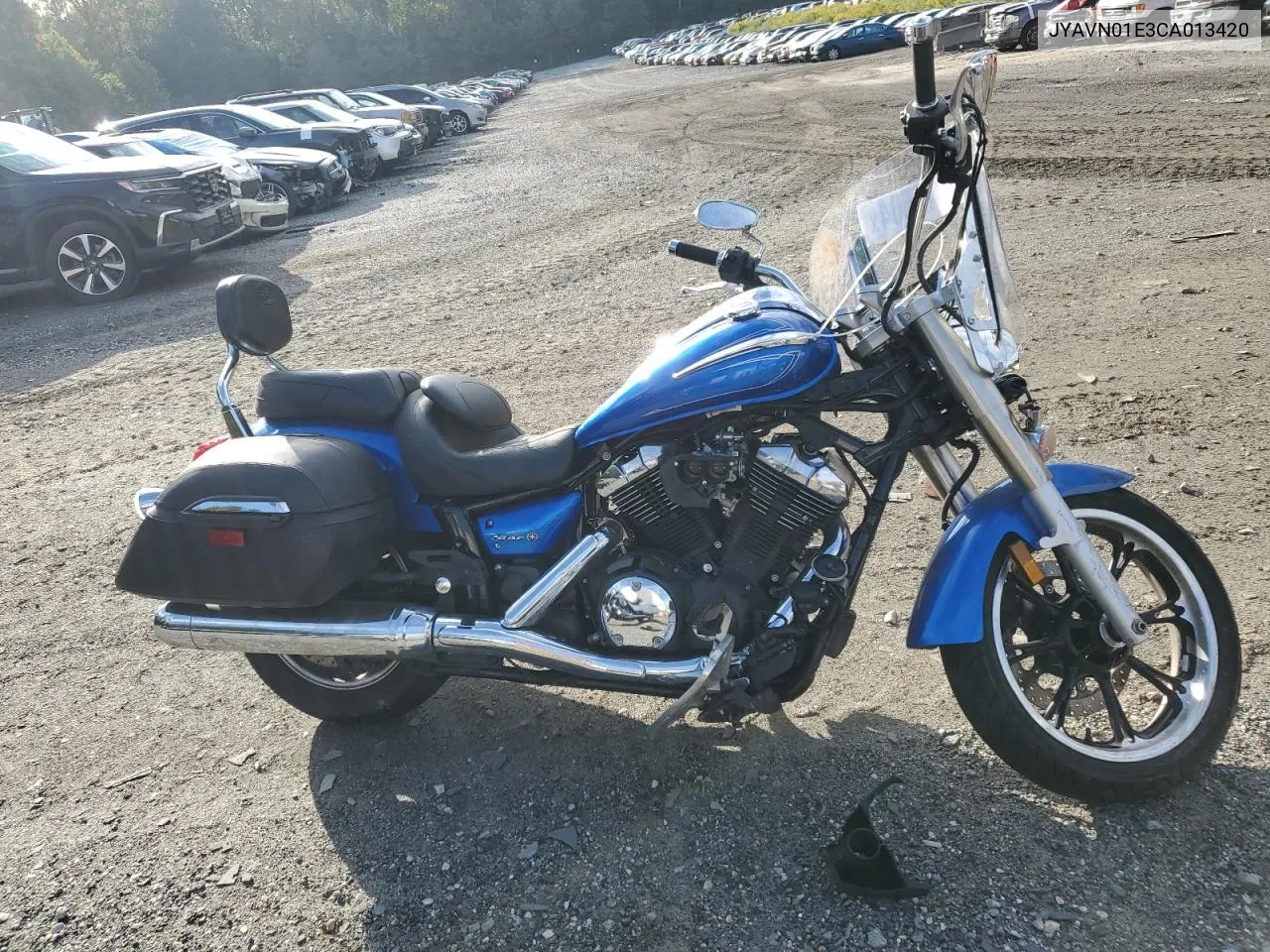 2012 Yamaha Xvs950 A VIN: JYAVN01E3CA013420 Lot: 72177504