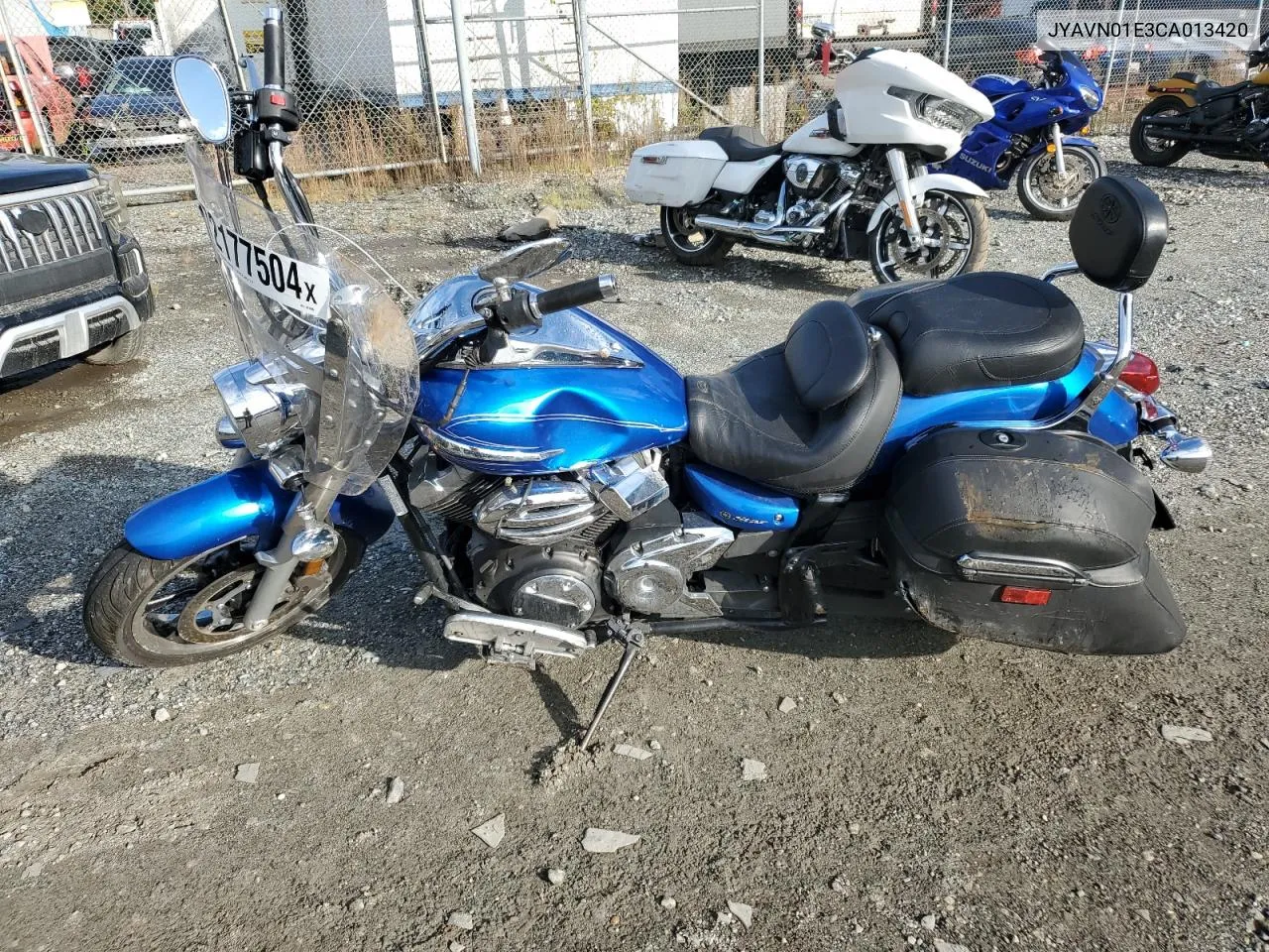 2012 Yamaha Xvs950 A VIN: JYAVN01E3CA013420 Lot: 72177504