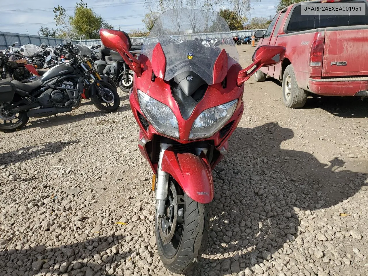 2014 Yamaha Fjr1300 A VIN: JYARP24EXEA001951 Lot: 71480314