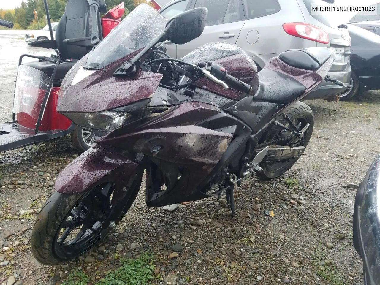 2017 Yamaha Yzfr3 A VIN: MH3RH15N2HK001033 Lot: 74291764