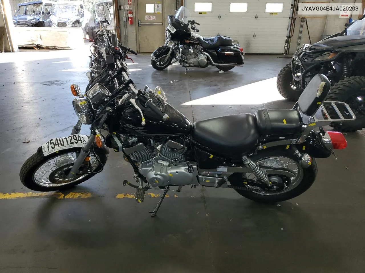 2018 Yamaha Xv250 VIN: JYAVG04E4JA020203 Lot: 75401294