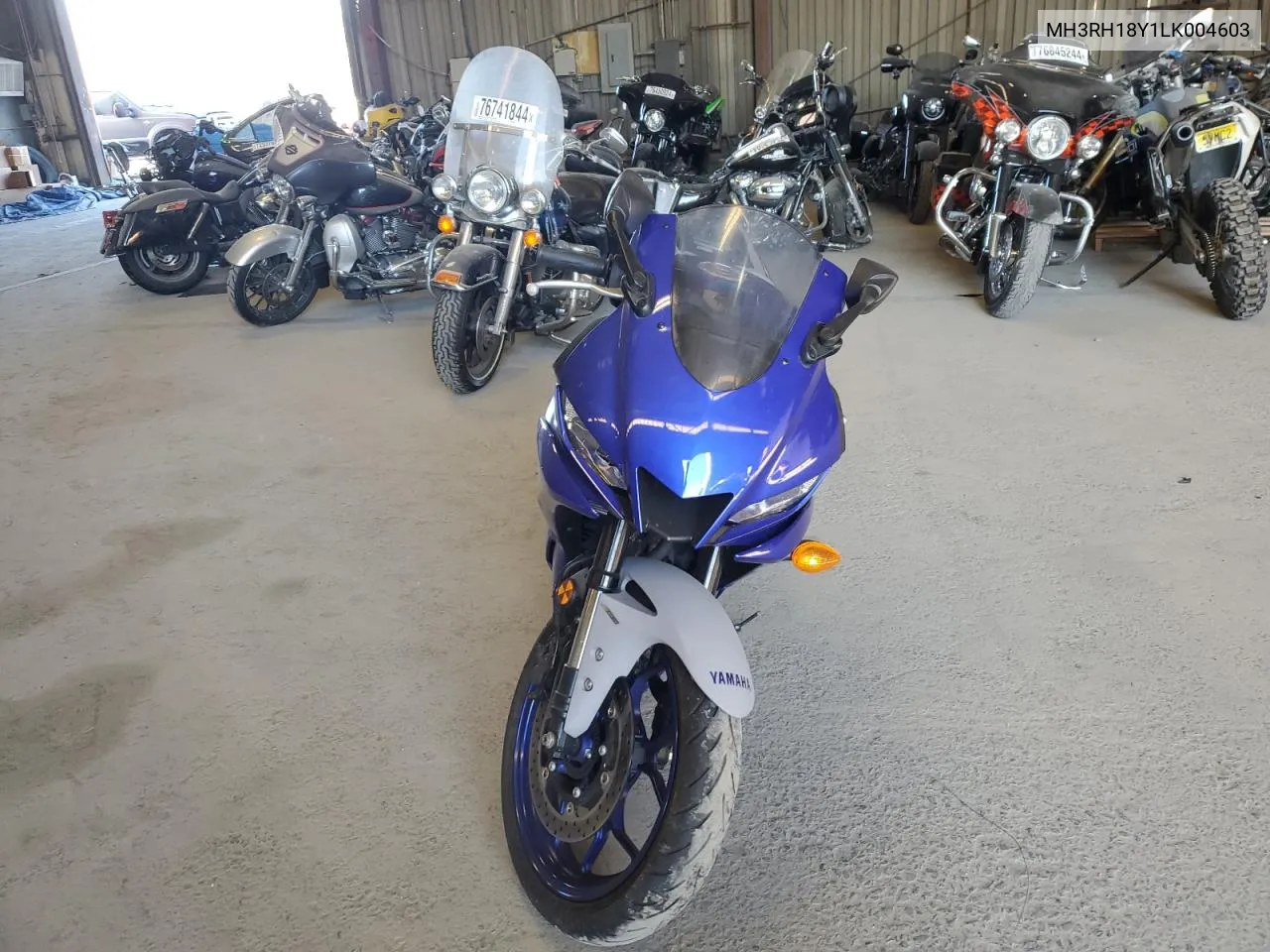 2020 Yamaha Yzfr3 A VIN: MH3RH18Y1LK004603 Lot: 78183414