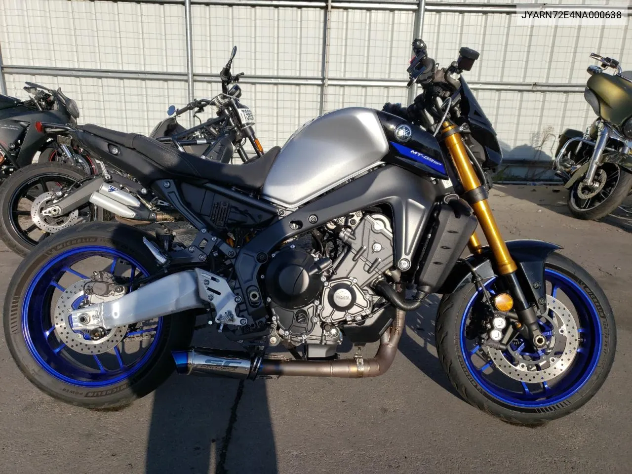 2022 Yamaha Mt09 D VIN: JYARN72E4NA000638 Lot: 73495804