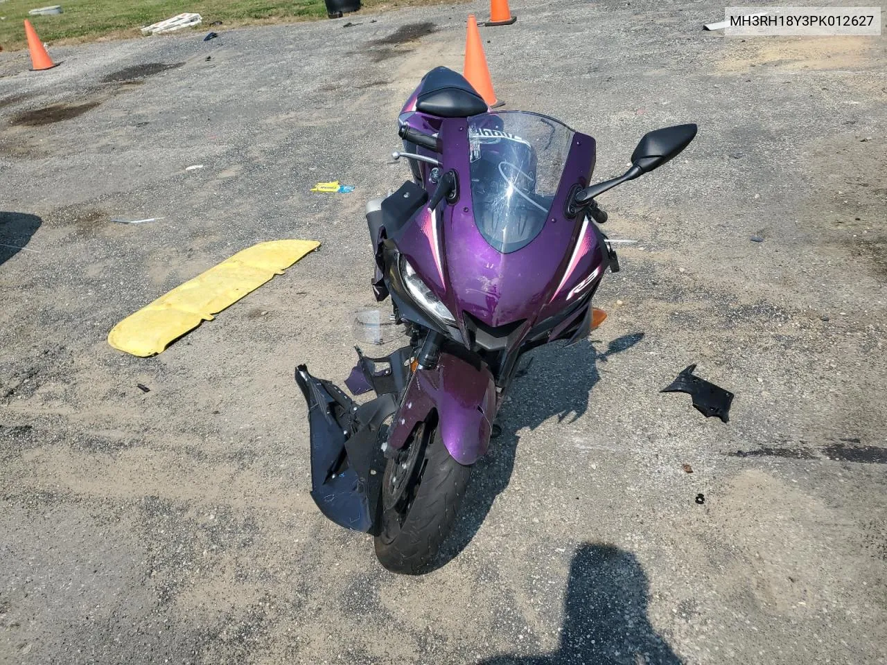 2023 Yamaha Yzfr3 A VIN: MH3RH18Y3PK012627 Lot: 70996264