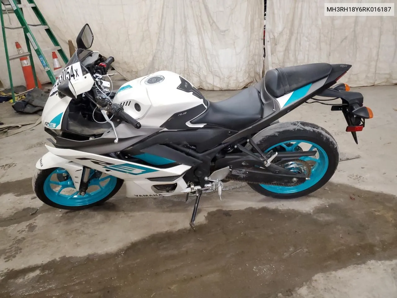 2024 Yamaha Yzfr3 A VIN: MH3RH18Y6RK016187 Lot: 69253054