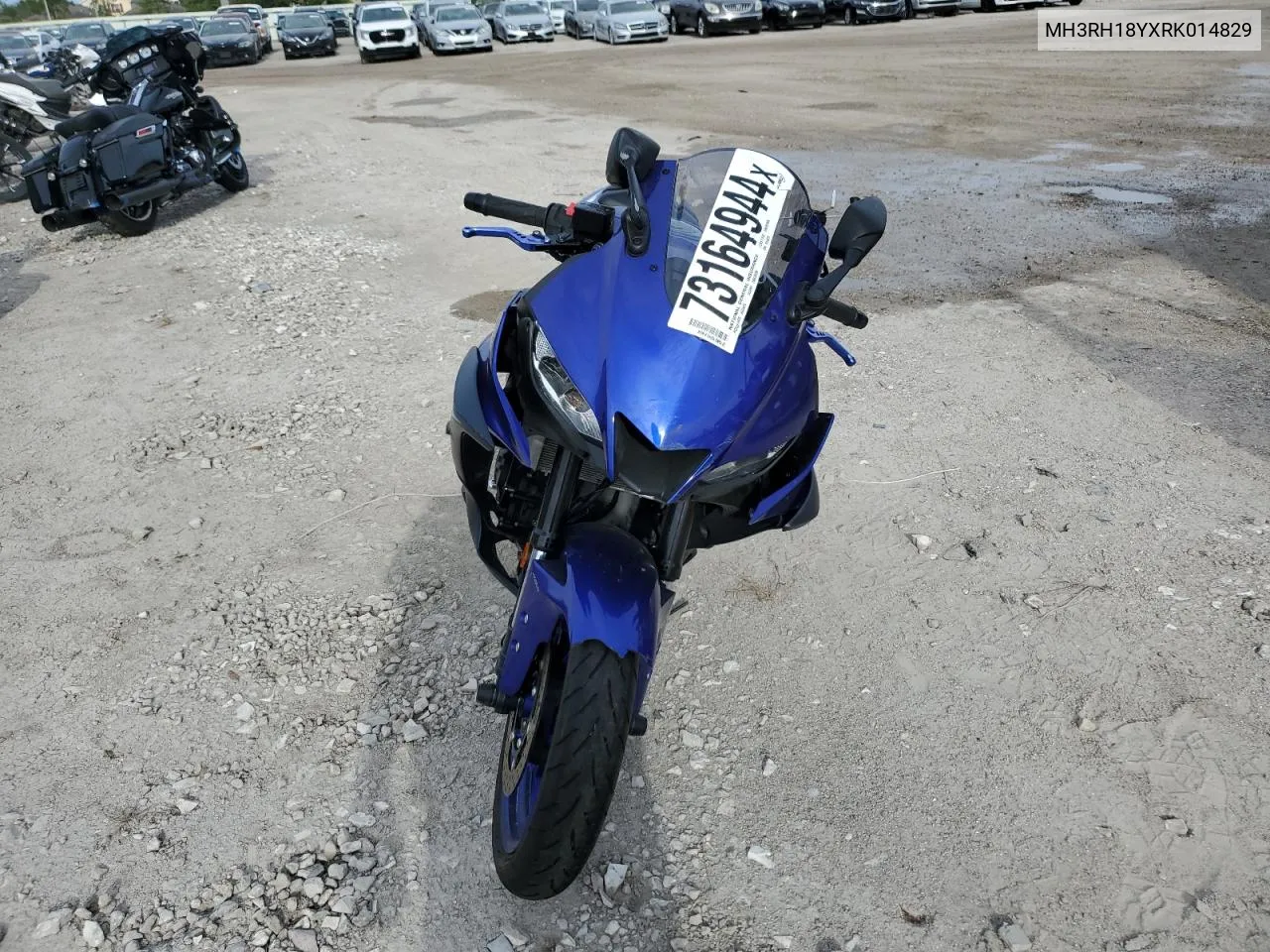 2024 Yamaha Yzfr3 A VIN: MH3RH18YXRK014829 Lot: 73164944