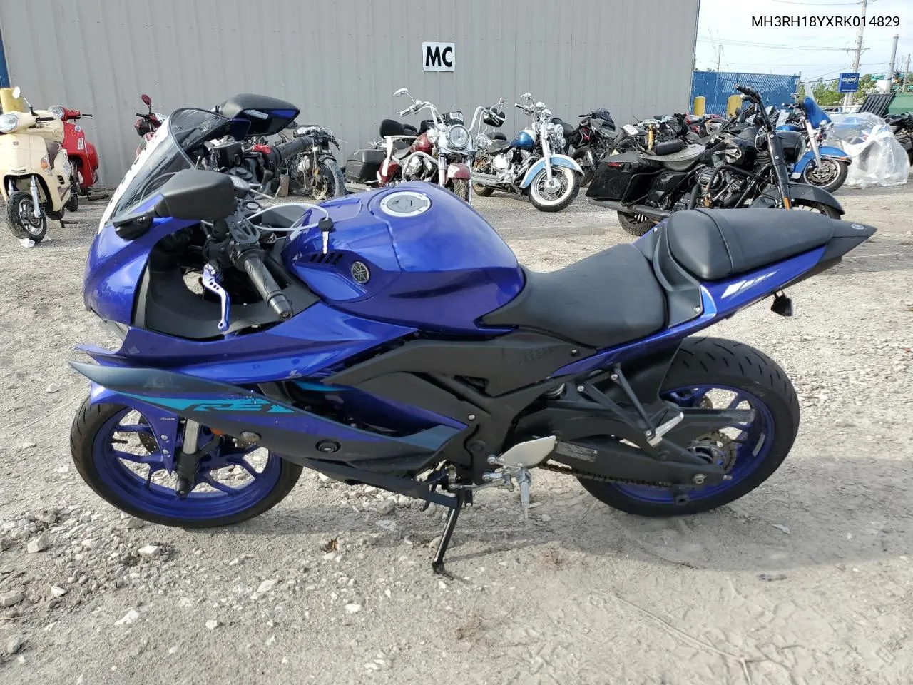 2024 Yamaha Yzfr3 A VIN: MH3RH18YXRK014829 Lot: 73164944