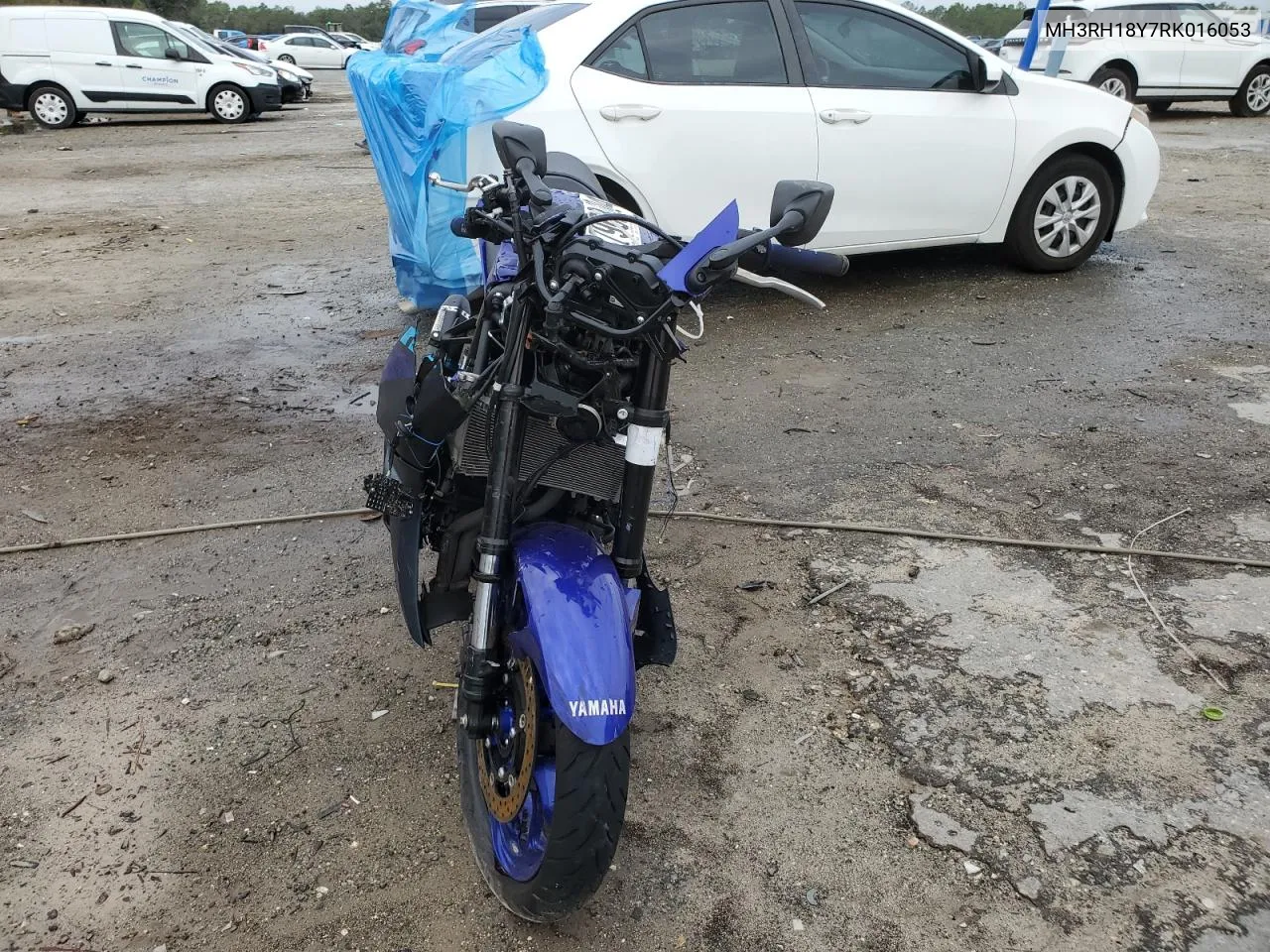 2024 Yamaha Yzfr3 A VIN: MH3RH18Y7RK016053 Lot: 79631804