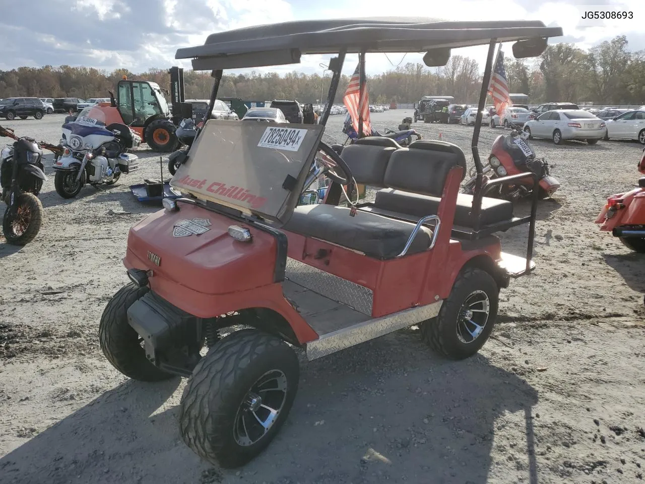 1993 Yamaha Golf Cart VIN: JG5308693 Lot: 78250494