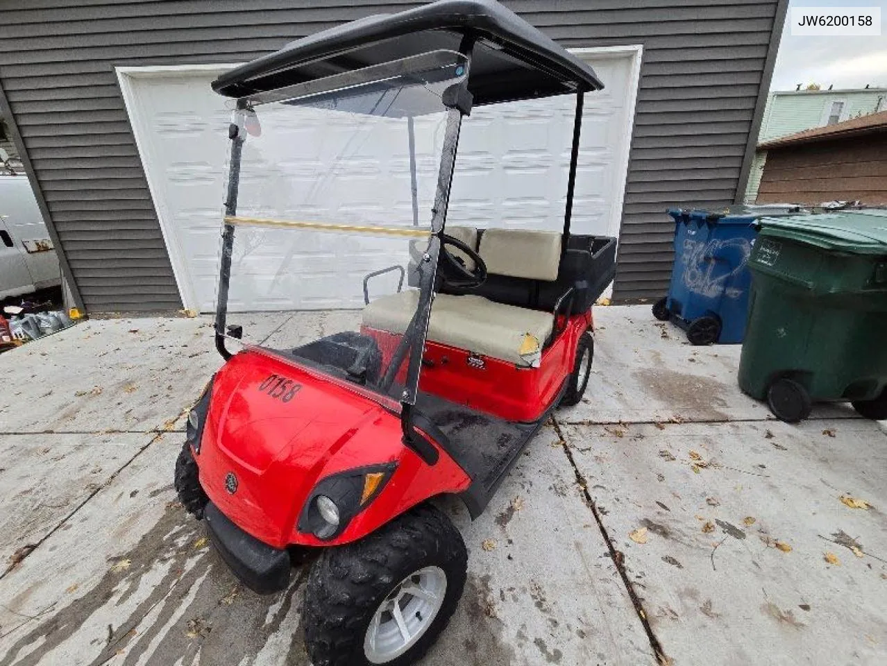 2001 Yamaha Golf Cart VIN: JW6200158 Lot: 80031464