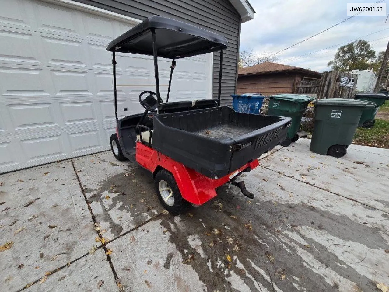 2001 Yamaha Golf Cart VIN: JW6200158 Lot: 80031464