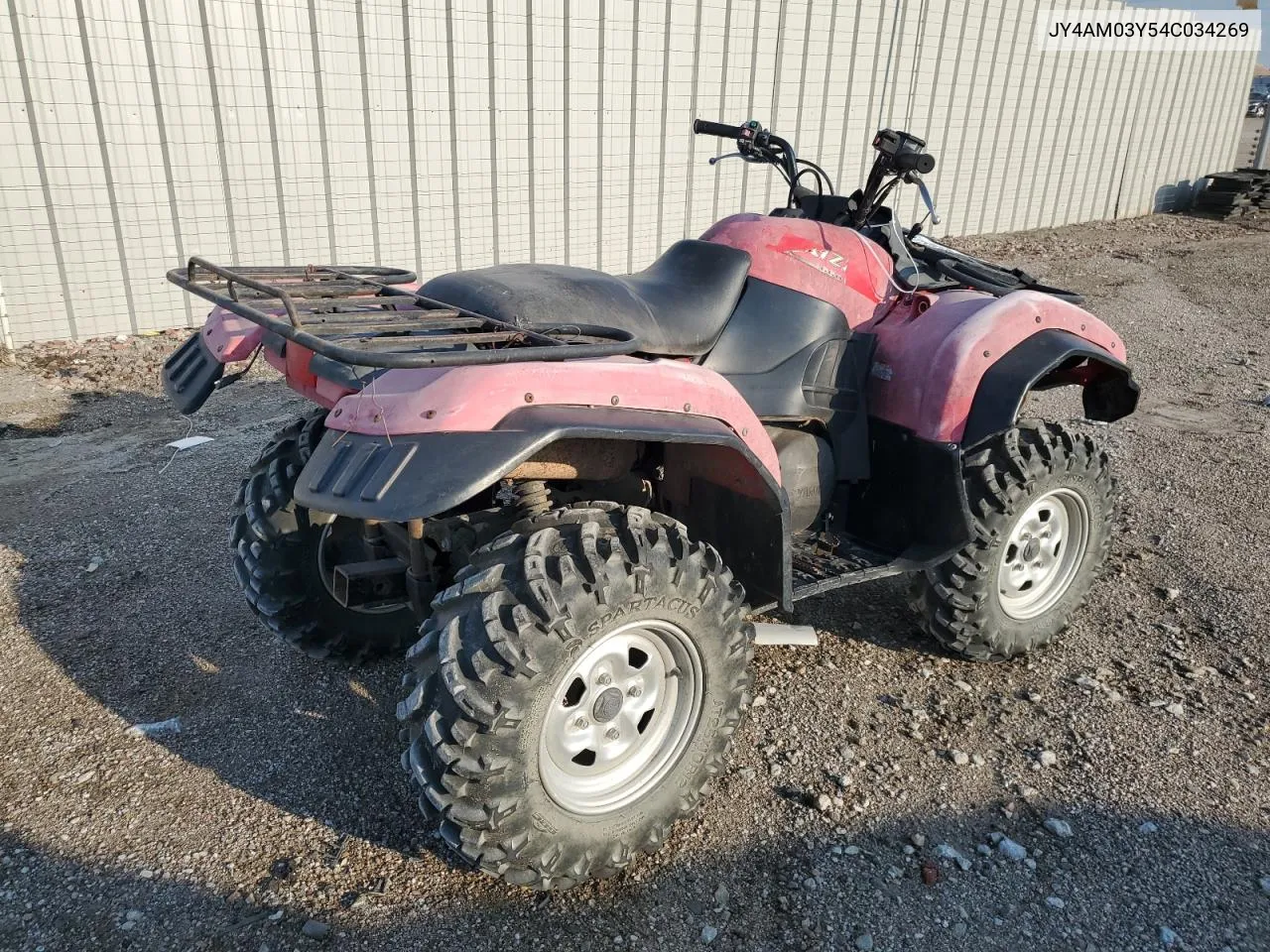 2004 Yamaha Yfm660 Fwa VIN: JY4AM03Y54C034269 Lot: 61962384