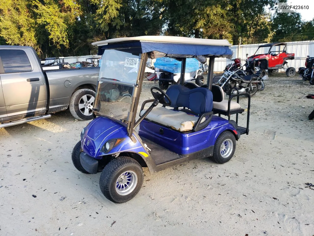 2007 Yamaha Golf Cart VIN: JW2F423610 Lot: 75132614