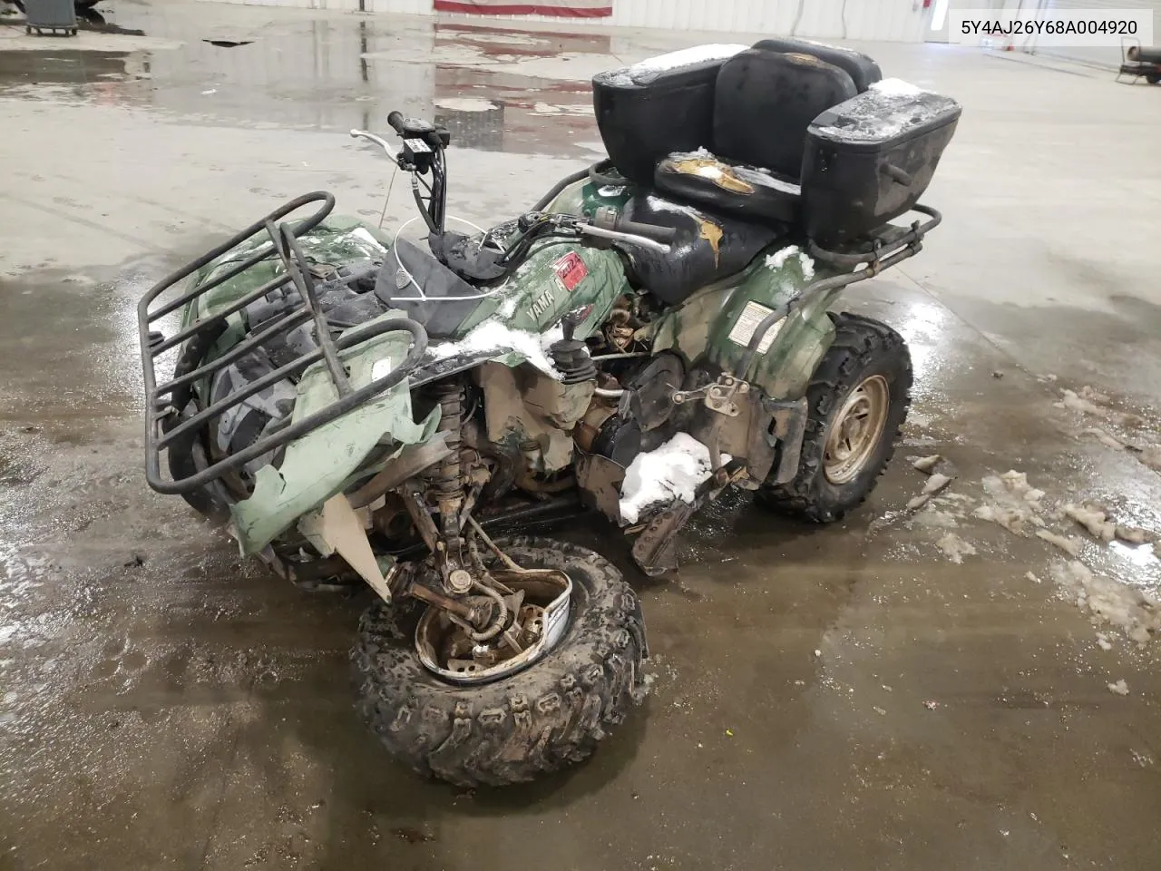 2008 Yamaha Yfm450 Fwan VIN: 5Y4AJ26Y68A004920 Lot: 82933423