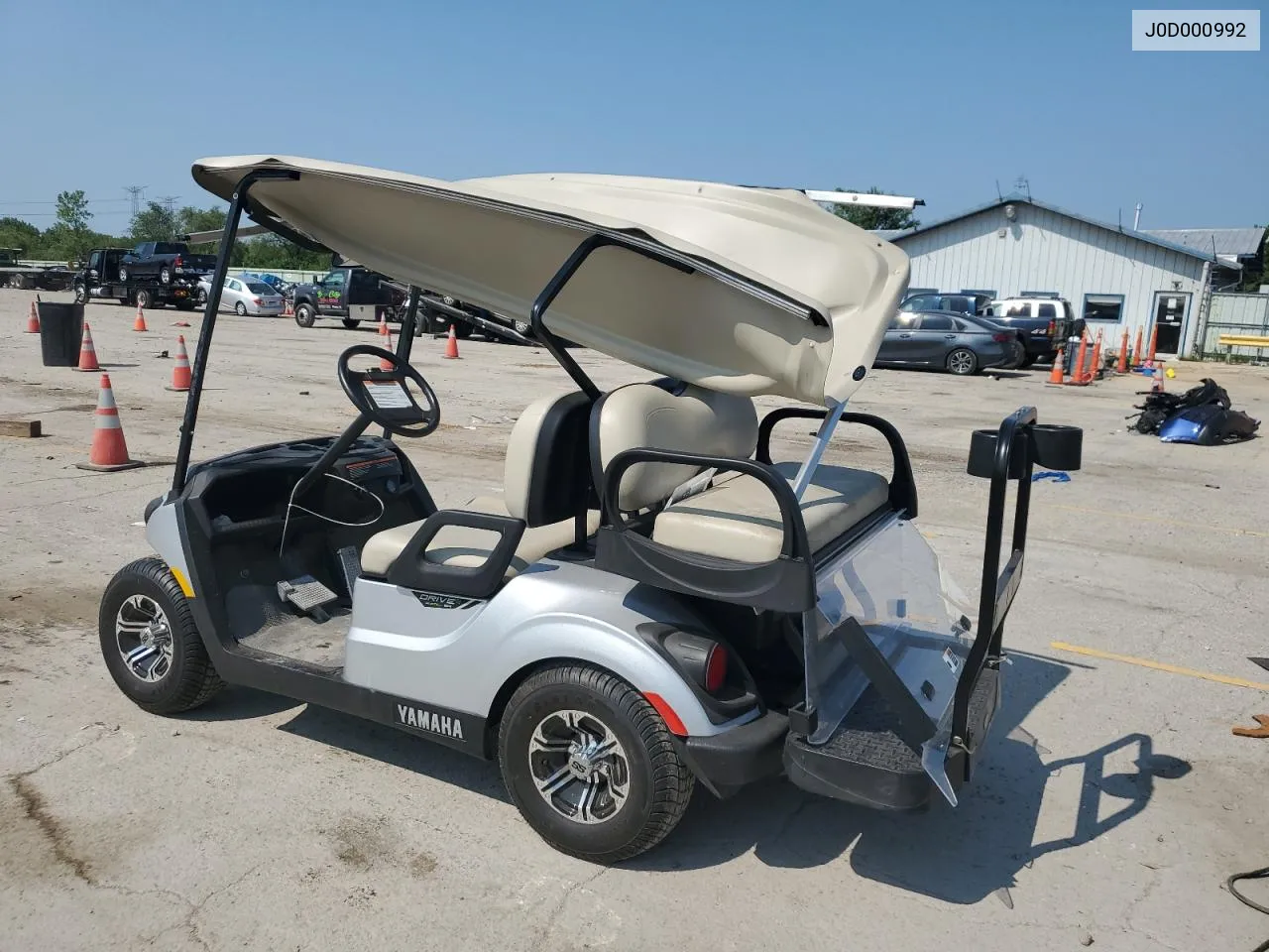 2017 Yamaha Golf Cart VIN: J0D000992 Lot: 63759144