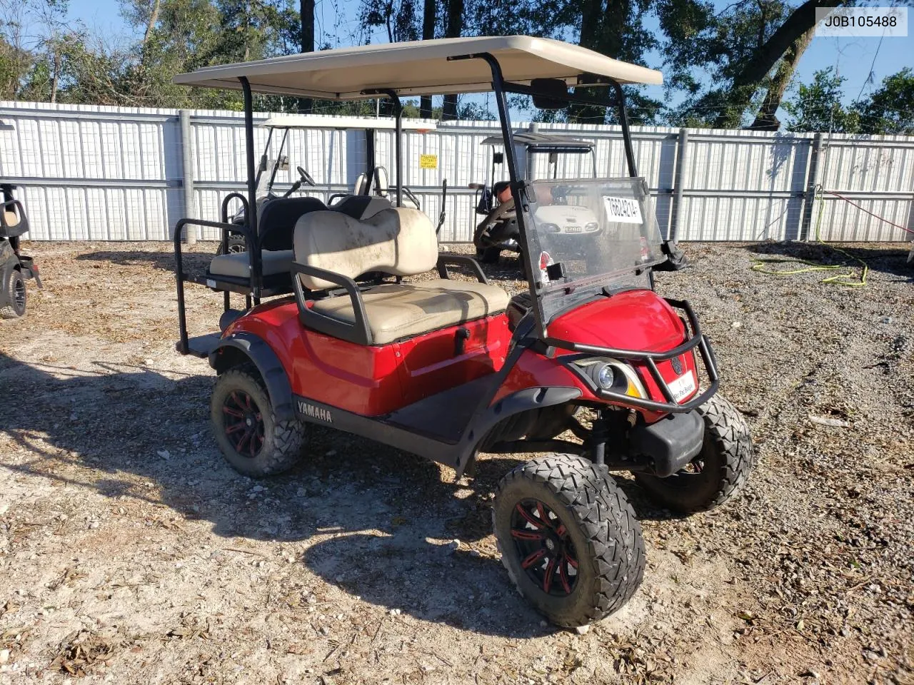 2018 Yamaha Golf Cart VIN: J0B105488 Lot: 76624214