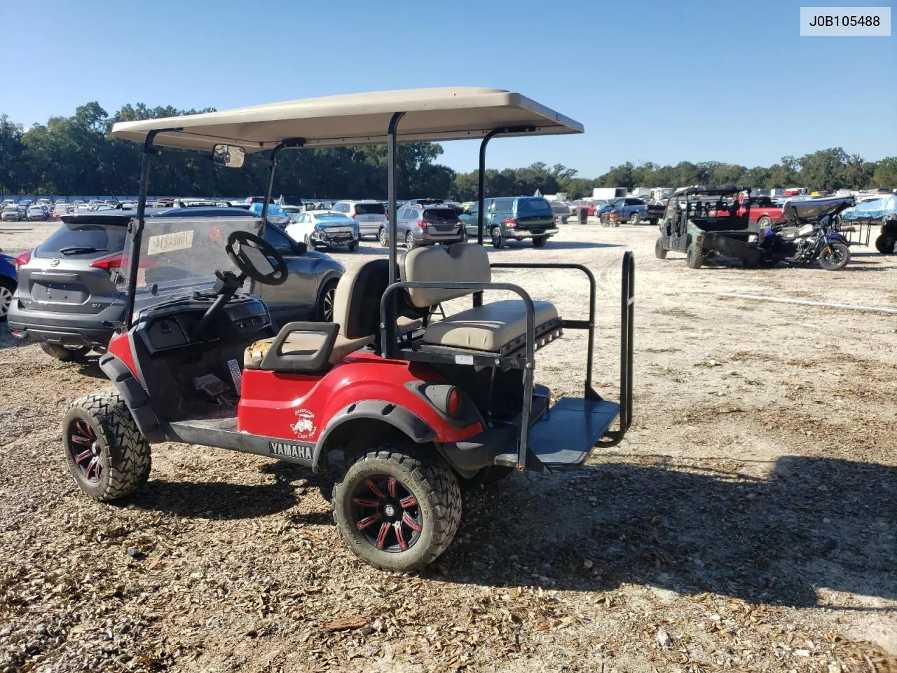 2018 Yamaha Golf Cart VIN: J0B105488 Lot: 76624214