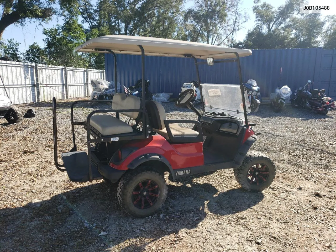 2018 Yamaha Golf Cart VIN: J0B105488 Lot: 76624214