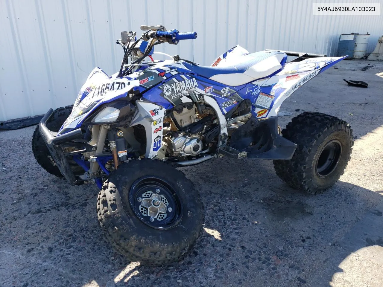 2020 Yamaha Yfz450 R VIN: 5Y4AJ6930LA103023 Lot: 71654794