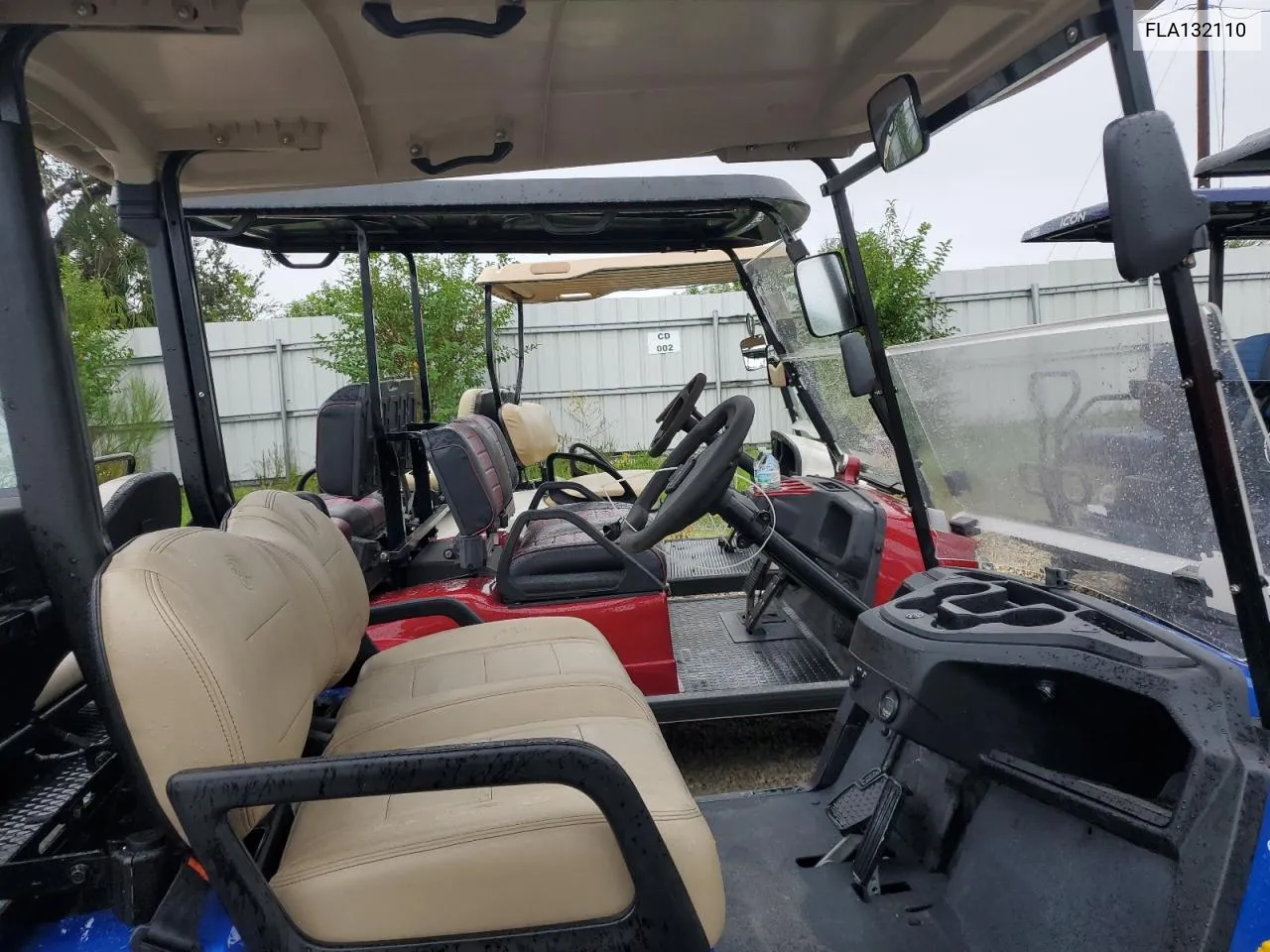 2022 Yamaha Golf Cart VIN: FLA132110 Lot: 74690174