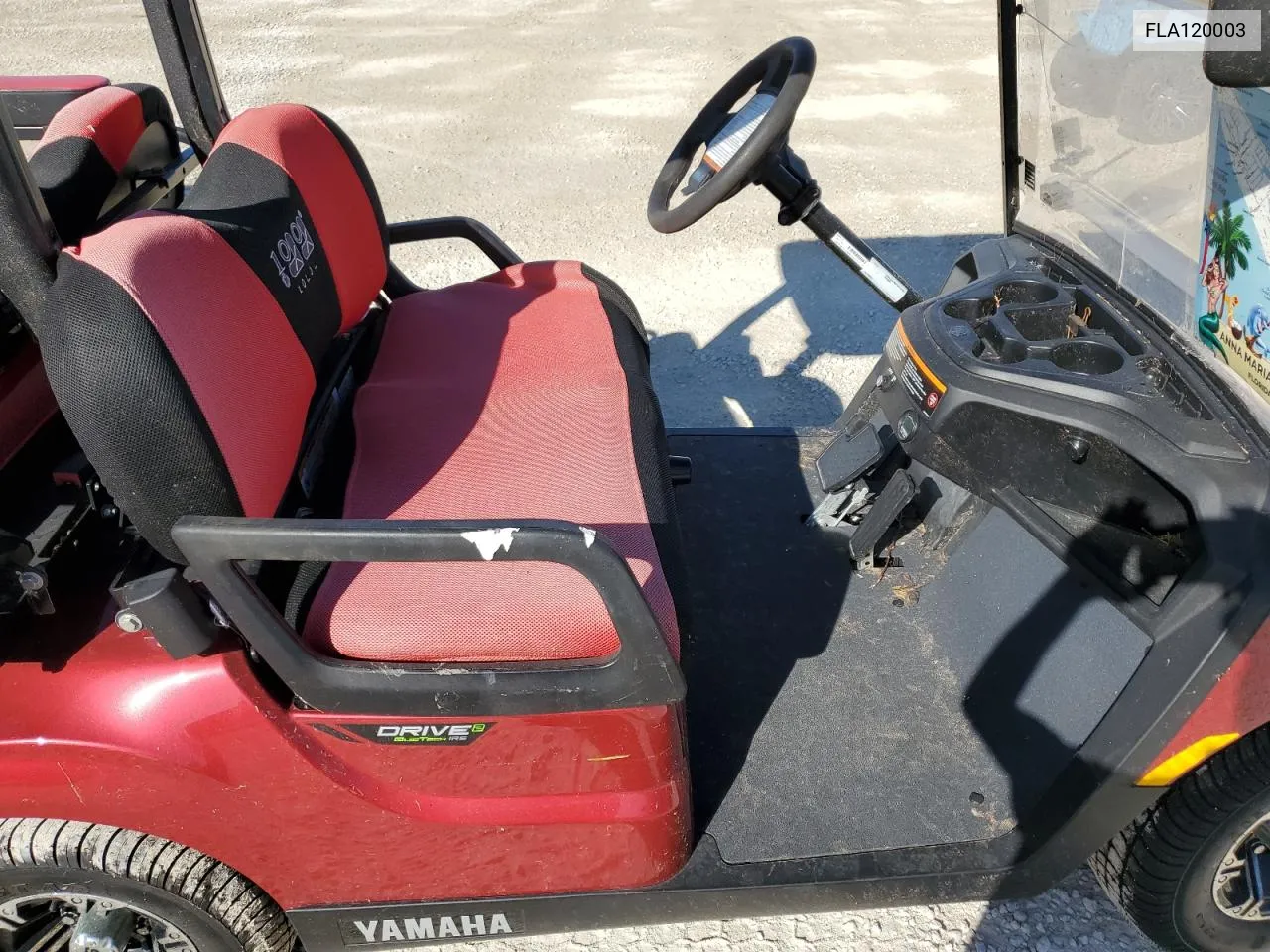 2022 Yamaha Golf Cart VIN: FLA120003 Lot: 77118104