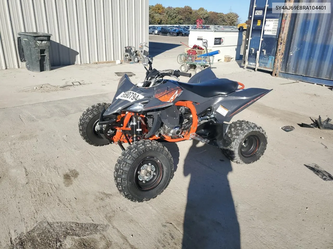 2024 Yamaha Yfz450 R VIN: 5Y4AJ69E8RA104401 Lot: 76690794