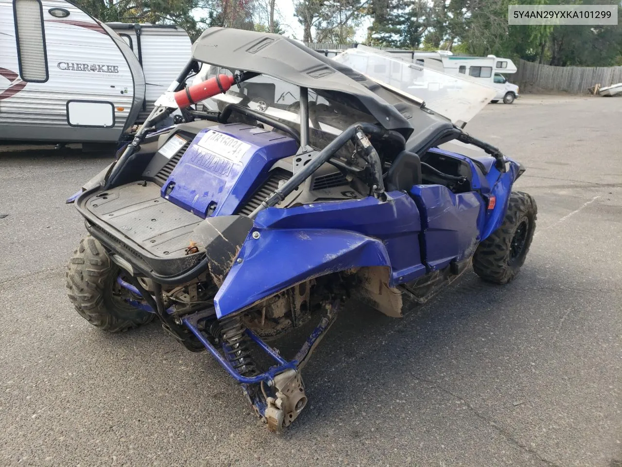 2019 Yamaha Yxz1000 VIN: 5Y4AN29YXKA101299 Lot: 74815034