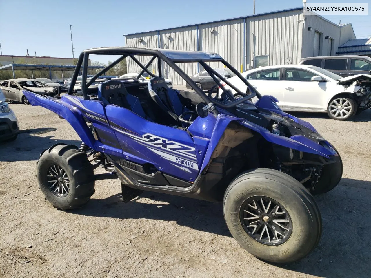 2019 Yamaha Yxz1000 VIN: 5Y4AN29Y3KA100575 Lot: 77844374