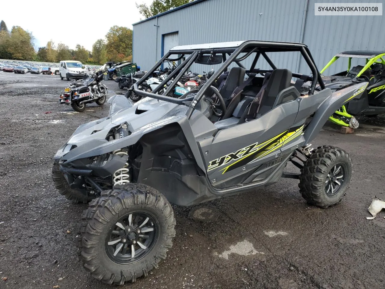 2019 Yamaha Yxz1000 VIN: 5Y4AN35Y0KA100108 Lot: 78081954