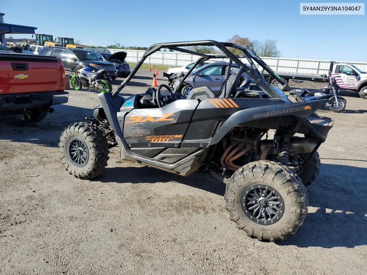 2022 Yamaha Yxz1000 VIN: 5Y4AN29Y3NA104047 Lot: 76085574