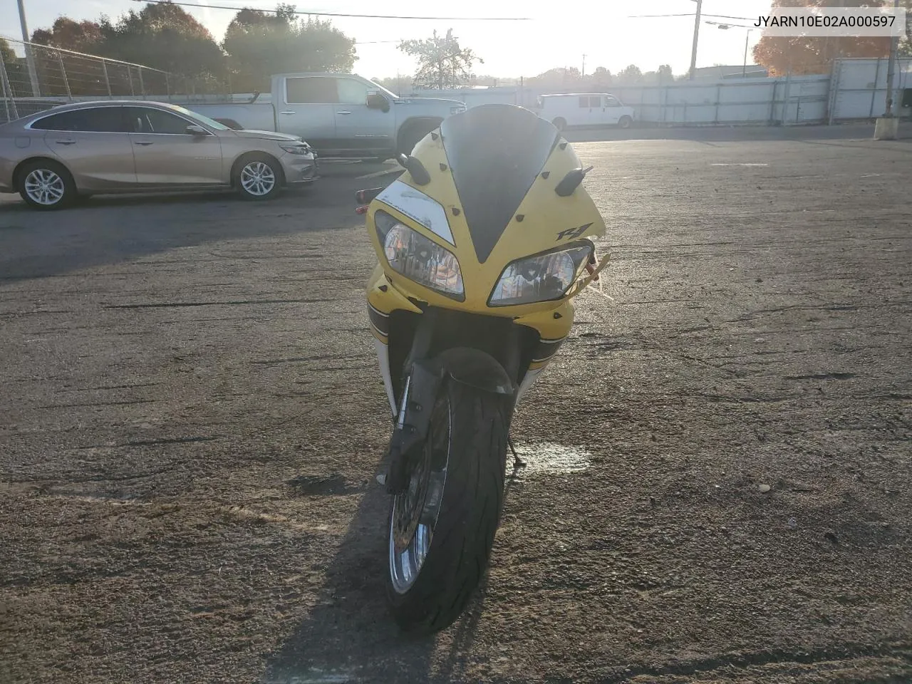 2002 Yamaha Yzfr1 VIN: JYARN10E02A000597 Lot: 77622504