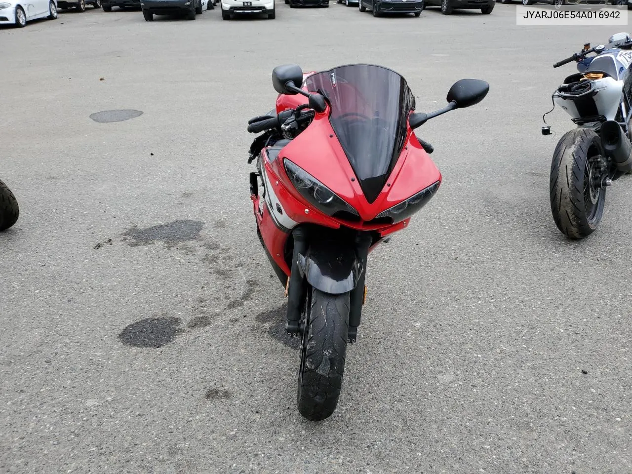 2004 Yamaha Yzfr6 L VIN: JYARJ06E54A016942 Lot: 75560074