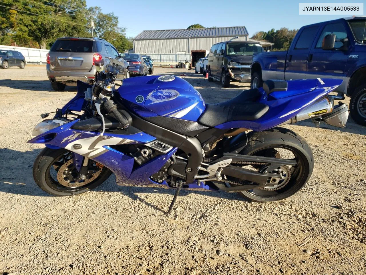 2004 Yamaha Yzfr1 VIN: JYARN13E14A005533 Lot: 76335554